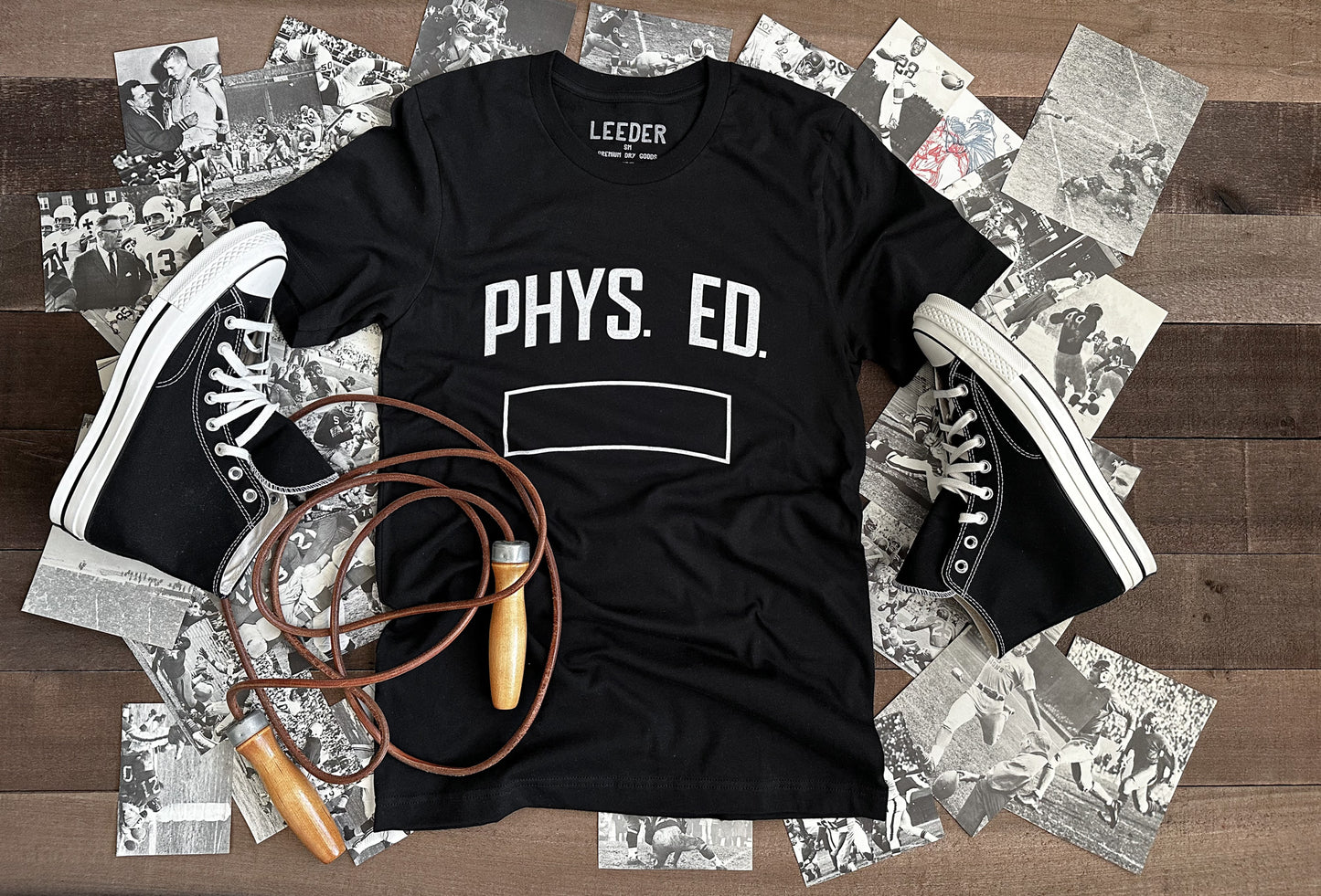 PHYS. ED. TEE | VINTAGE BLACK