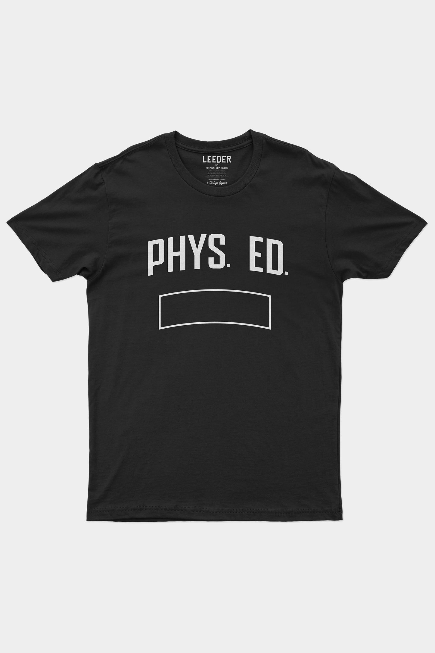 PHYS. ED. TEE | VINTAGE BLACK