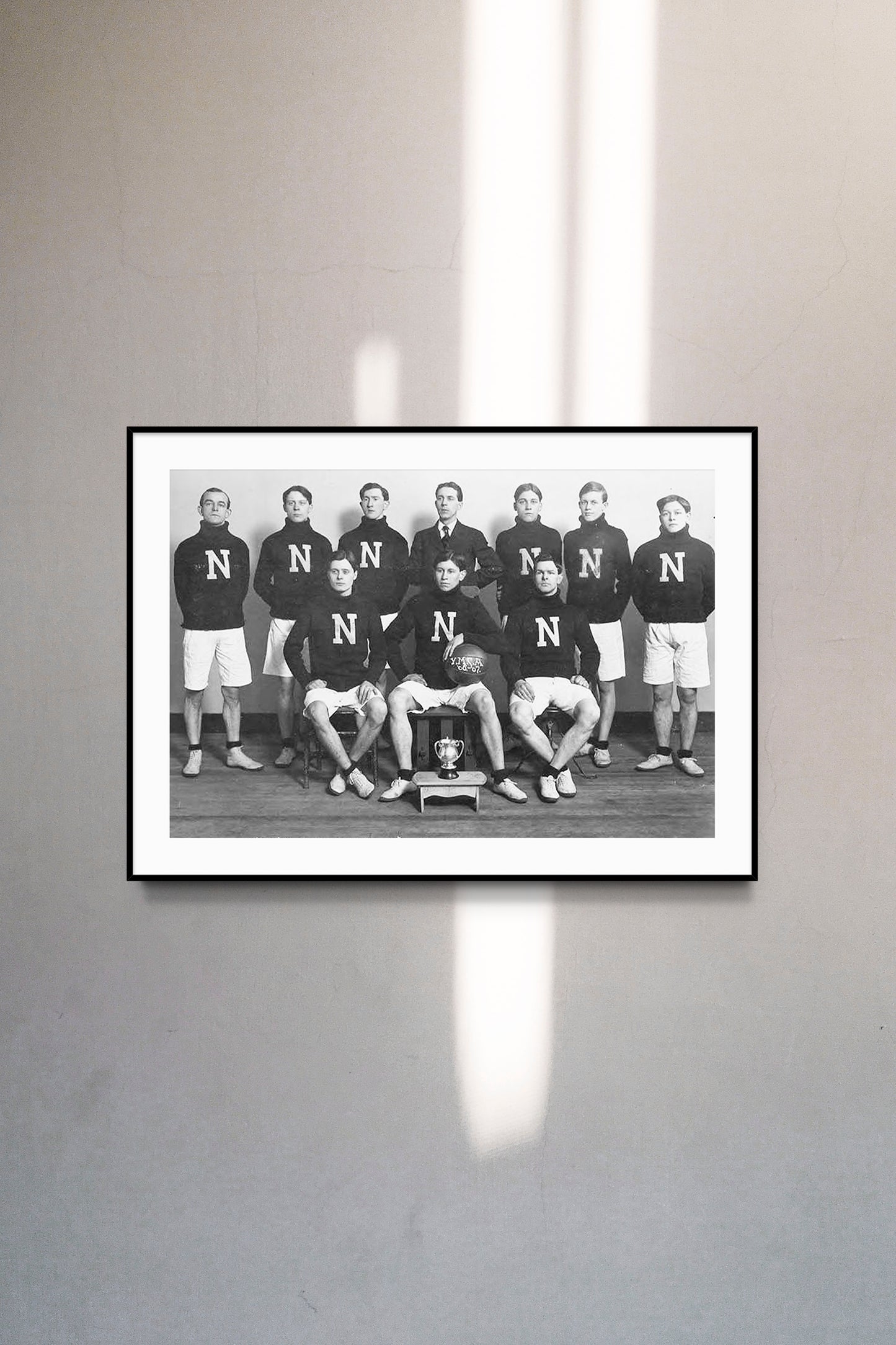 YMCA BASKETBALL NOME ALASKA CIRCA 1907 PRINT | 13X19
